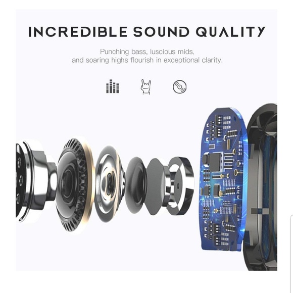 Bluetooth 5.0 Wireless Earbuds - Picture 2 of 3